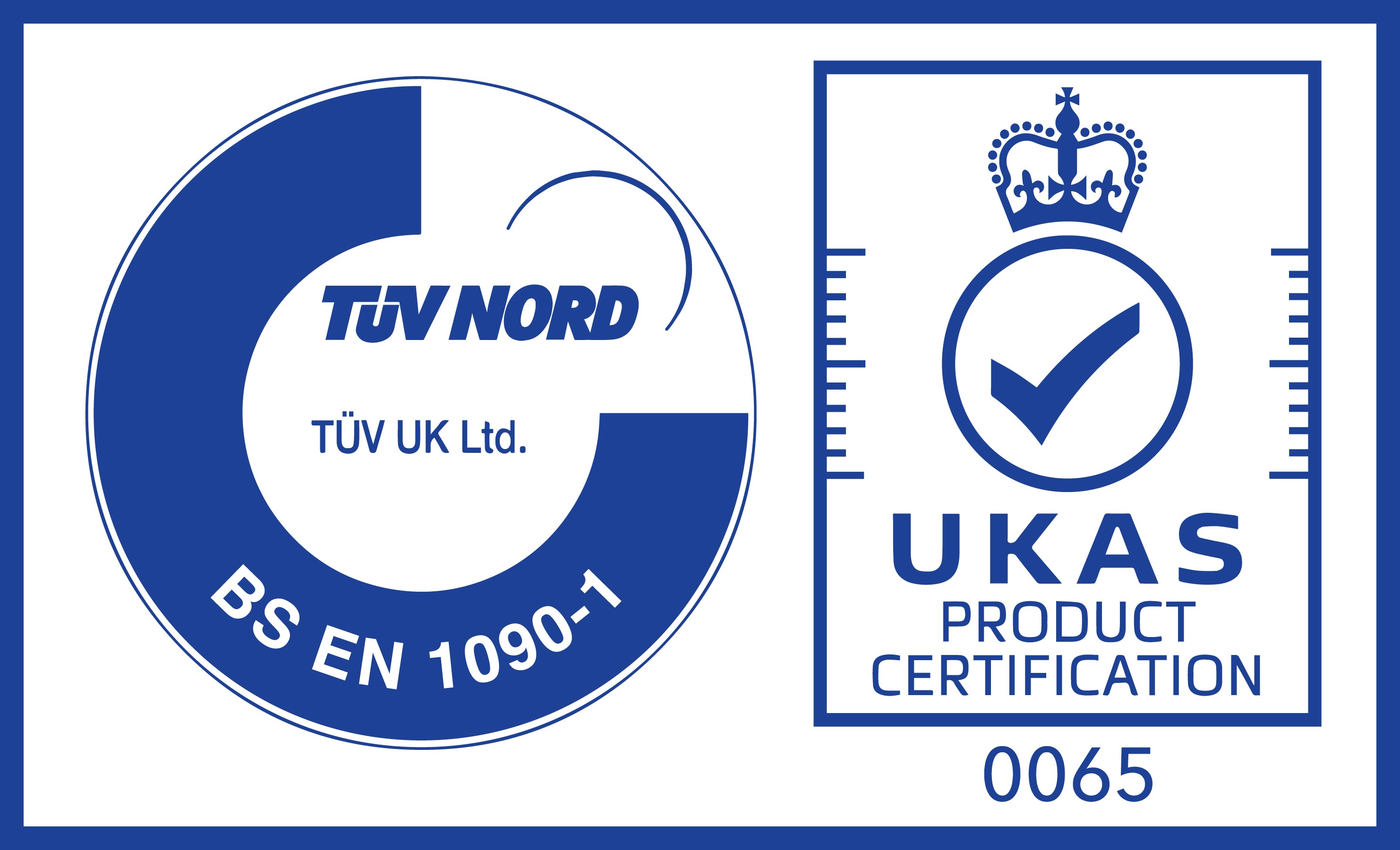 EN 1090-1 with UKAS logo