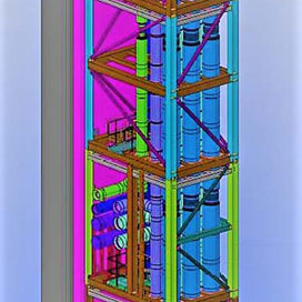 Mast And Support Post 12